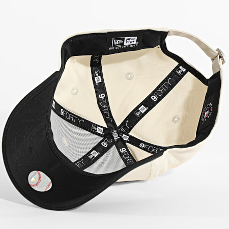 New Era - Gorra MLB Colour Block 9Forty LA Los Angeles Dodgers 60771835 Beige Negro