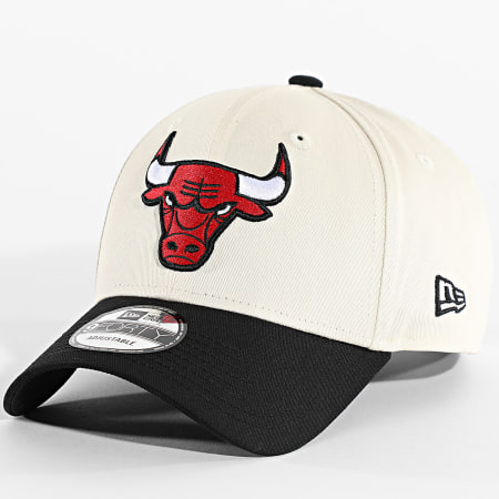 New Era - Casquette NBA Colourblock 9Forty Chicago Bulls 60771883 Beige Noir