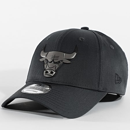 New Era - Casquette NBA Metallic 9Forty Chicago Bulls 60771847 Gris Anthracite