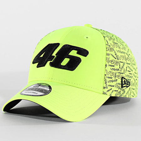 New Era - Casquette AOP 9Forty VR46 60772077 Jaune Fluo