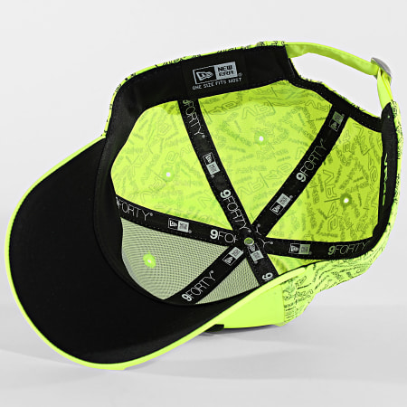 New Era - Casquette AOP 9Forty VR46 60772077 Jaune Fluo