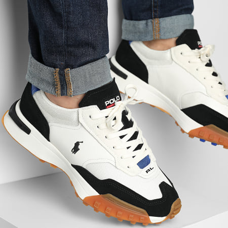 Polo Ralph Lauren - Baskets Eldridge White Black Royal Blue
