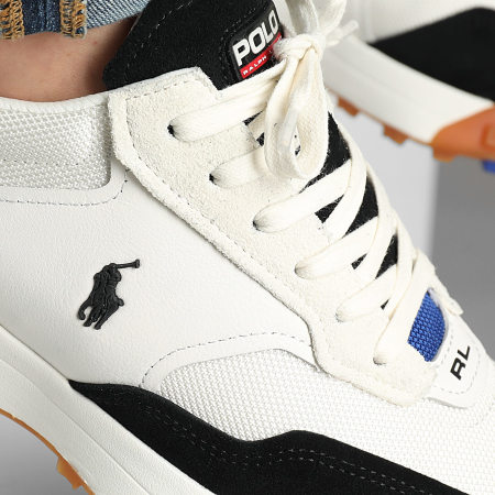 Polo Ralph Lauren - Baskets Eldridge White Black Royal Blue
