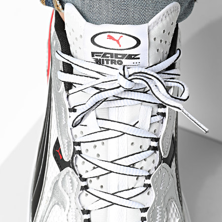 Puma - Sneakers Fade Nitro LS 406203 Puma Zilver Puma Wit Rood