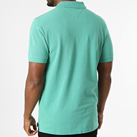 Tommy Jeans - Polo Manches Courtes Regular Fit Essential 2711 Vert