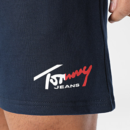 Tommy Jeans - Short Jogging Signature 3017 Bleu Marine