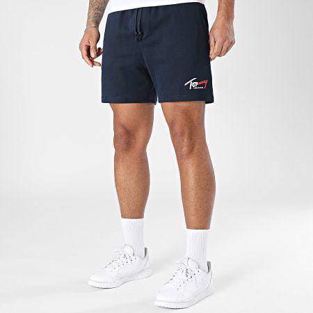 Tommy Jeans - Short Jogging Signature 3017 Bleu Marine