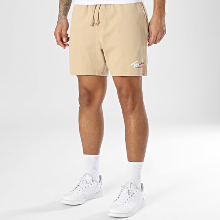 Tommy Jeans - Short Jogging Signature 3017 Beige
