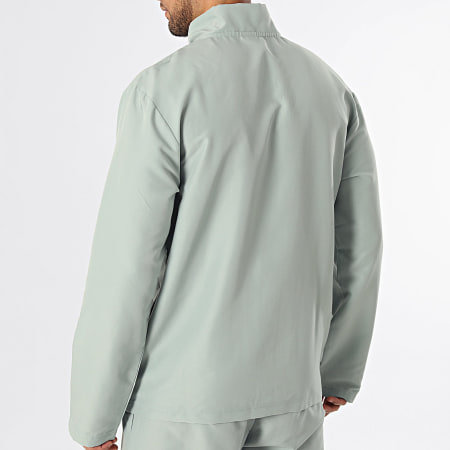 Adidas Sportswear - Ensemble Veste Zippée Et Pantalon Jogging Cargo Woven Cargo KE5889 Bleu Vert Clair