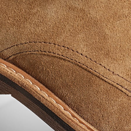 Clarks - Chaussures Aldwin Lace Tan Suede