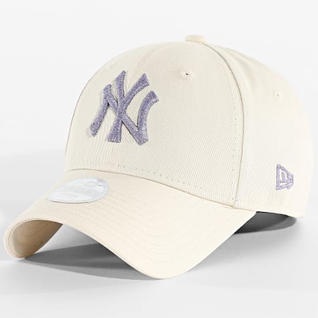 New Era - Casquette Femme 9Forty NY Yankees 60771737 Beige Violet