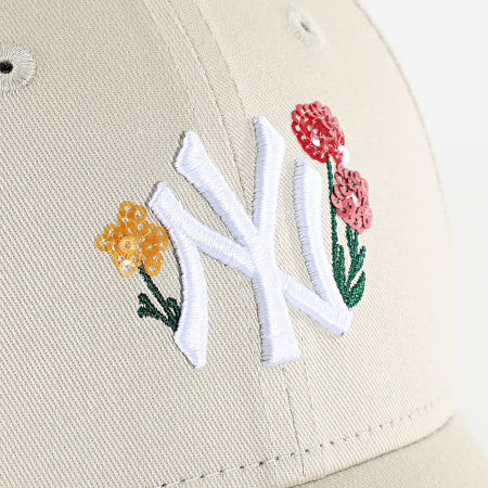 New Era - Casquette Femme 9Forty NY Yankees 60771735 Beige Floral