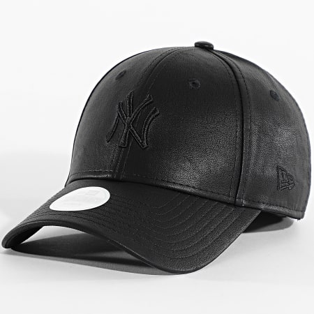 New Era - Casquette Simili Cuir Femme 9Forty NY Yankees 60771751 Noir