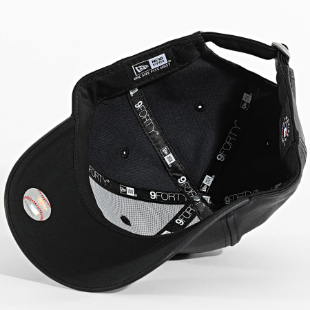 New Era - Casquette Simili Cuir Femme 9Forty NY Yankees 60771751 Noir