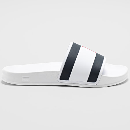 Tommy Hilfiger - Claquettes Core Hilfiger Flag Pool Slide 5798 White