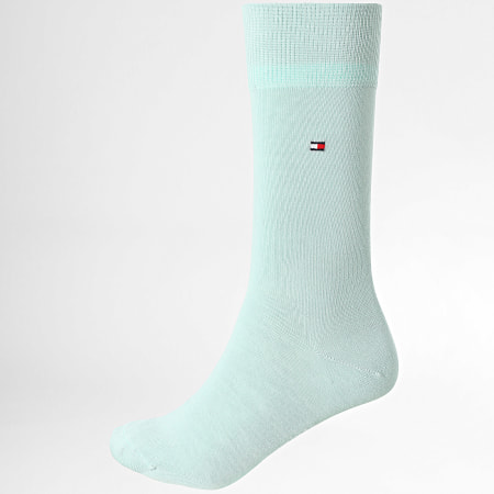 Tommy Hilfiger - Lot De 2 Paires De Chaussettes 1111 Bleu Marine Vert Clair