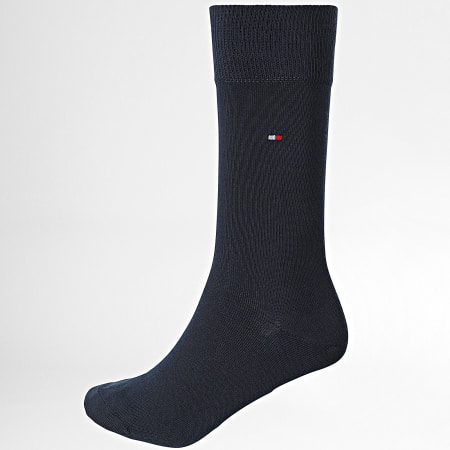 Tommy Hilfiger - Lot De 2 Paires De Chaussettes 1111 Bleu Marine Vert Clair