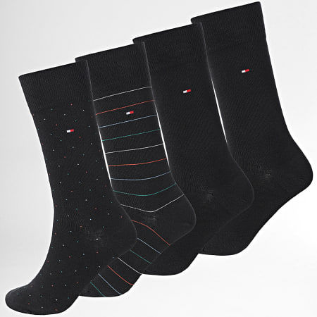 Tommy Hilfiger - Lot De 4 Paires De Chaussettes 8504 Noir