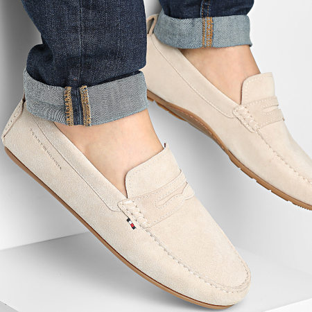 Tommy Hilfiger - Mocassins Core Hilfiger Suede Driver 5789 Classic Beige