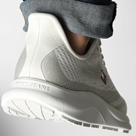 Tommy Jeans - Baskets Runner Knitted 1713 Ecru