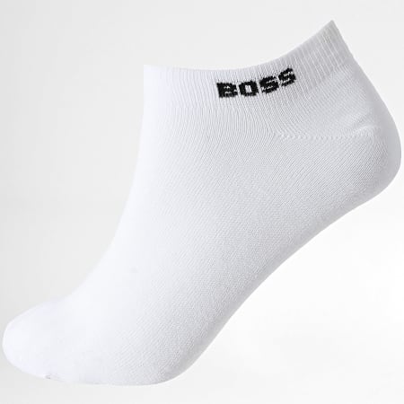 BOSS - Lot De 5 Paires De Chaussettes Uni 50493197 Bleu Marine Bleu Clair Blanc Bleu