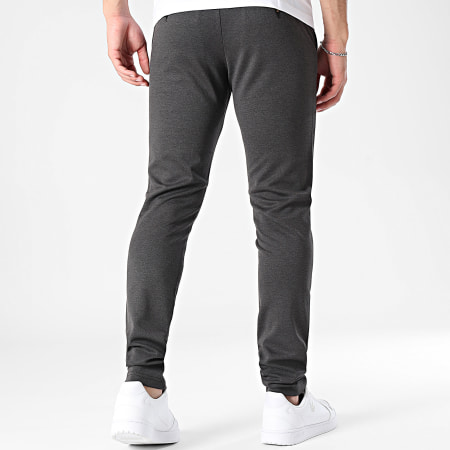 JJ Rebel - Pantalon Habillé Slim Michael Gris Anthracite Chiné