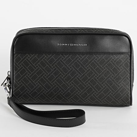 Tommy Hilfiger - Bolso Flag Monogram Pouch 4146 Negro