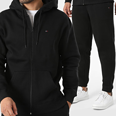 Tommy Jeans - Ensemble De Survetement Regular Fit Flag 3281 Noir