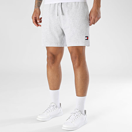 Tommy Jeans - Short Jogging Waffle Beach 3016 Gris Chiné