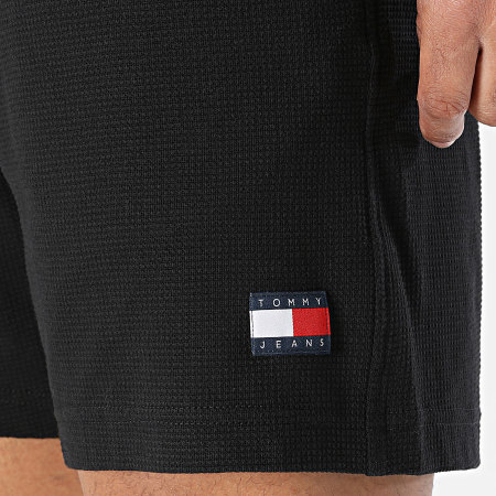 Tommy Jeans - Short Jogging Waffle Beach 3016 Noir