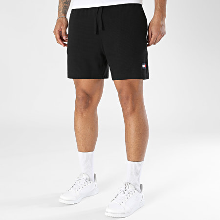 Tommy Jeans - Short Jogging Waffle Beach 3016 Noir
