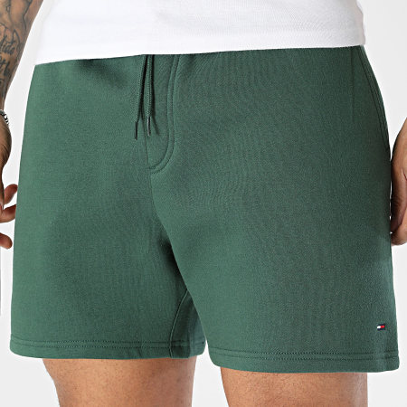 Tommy Jeans - Short Jogging Flag Beach 1931 Vert Foncé