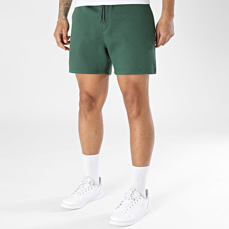 Tommy Jeans - Short Jogging Flag Beach 1931 Vert Foncé
