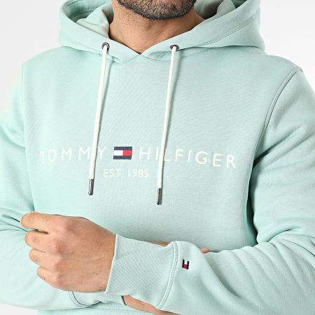 Tommy Hilfiger - Sweat Capuche Tommy Logo 1599 Vert Clair