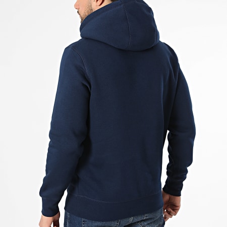 Tommy Hilfiger - Sweat Capuche Tommy Logo 1599 Bleu Marine
