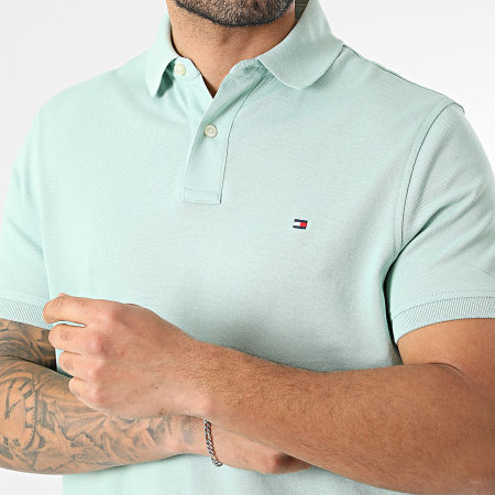 Tommy Hilfiger - Polo Manches Courtes Regular Fit 1985 7770 Vert Clair