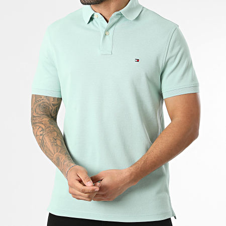Tommy Hilfiger - Polo Manches Courtes Regular Fit 1985 7770 Vert Clair