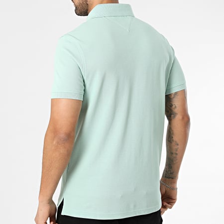 Tommy Hilfiger - Polo Manches Courtes Regular Fit 1985 7770 Vert Clair