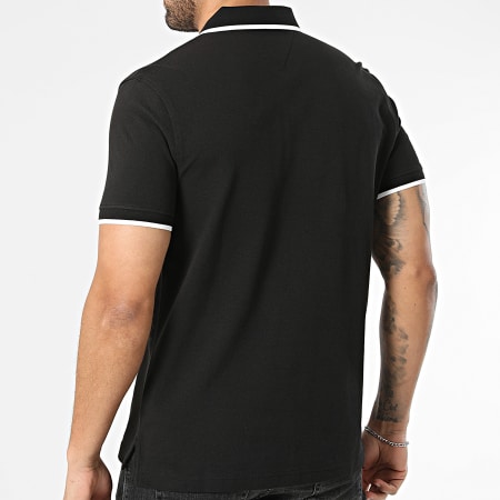 Tommy Hilfiger - Polo Manches Courtes Regular Fit Pique Undercollar 2748 Noir