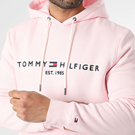 Tommy Hilfiger - Sweat Capuche Tommy Logo 1599 Rose