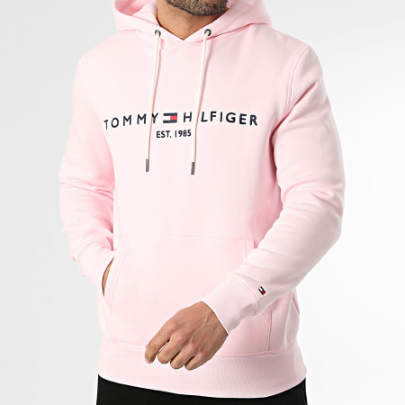 Tommy Hilfiger - Sweat Capuche Tommy Logo 1599 Rose