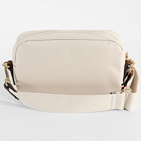Tommy Hilfiger - Bolso de mano para mujer Popette 7704 Beige Dorado
