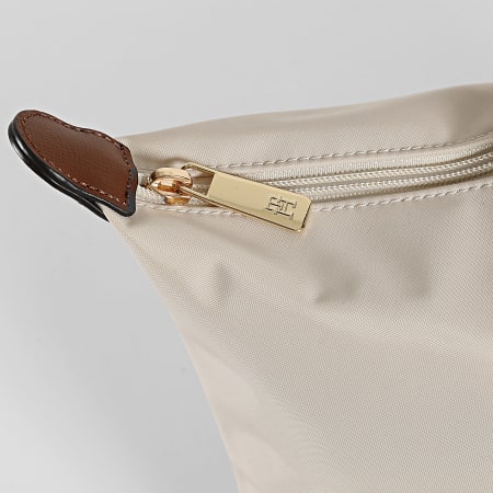 Tommy Hilfiger - Sac A Main Femme Popette 7711 Beige Marron Doré