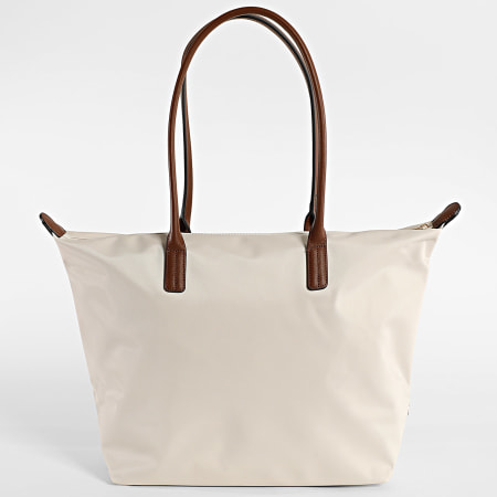 Tommy Hilfiger - Sac A Main Femme Popette 7711 Beige Marron Doré