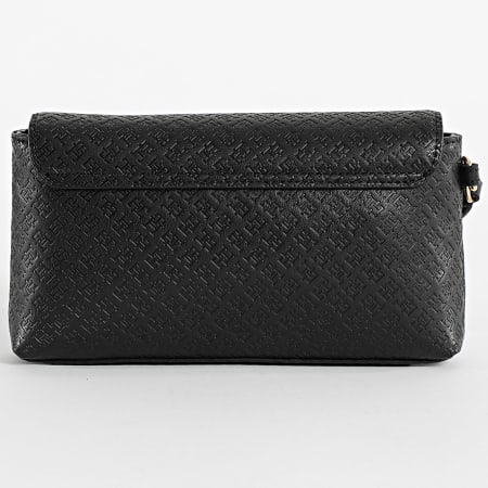 Tommy Hilfiger - Pochette Femme Icon Daily Pouch Mono 8602 Noir Doré
