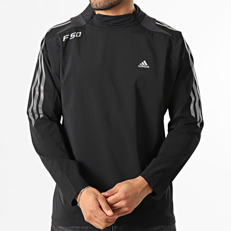 Adidas Originals - Veste Zippée Outdoor A Bandes F50 KE0754 Noir Argenté