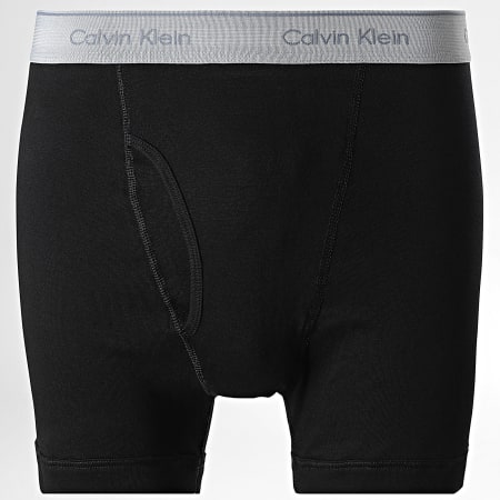 Calvin Klein - Lot De 5 Boxers NB1429 Noir Gris Rouge Bleu