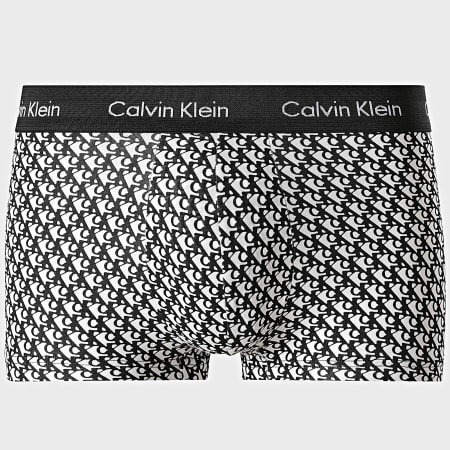Calvin Klein - Lot De 3 Boxers U2664G Vert Clair Noir Blanc