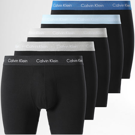 Calvin Klein - Lot De 5 Boxers NB3794A Noir Gris Bleu