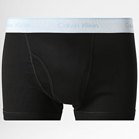Calvin Klein - Lot De 3 Boxers NB4002A Noir Rouge Bleu Clair